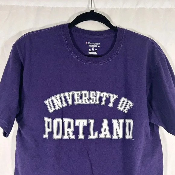 University of Portland Shirt Unisex Medium Purple Short Sleeve Crew Neck - Picture 2 of 10